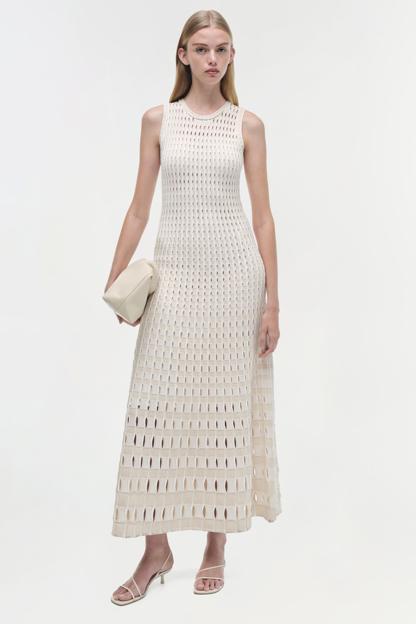 Womens | Zelma Knit Maxi Dress | Sand Multi