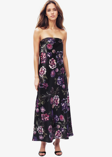 Noelle Strapless Dress | Dark & Stormy