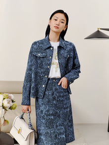 Short Denim Jacket | Blue