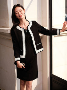 Classic Knitted Cardigan | Black