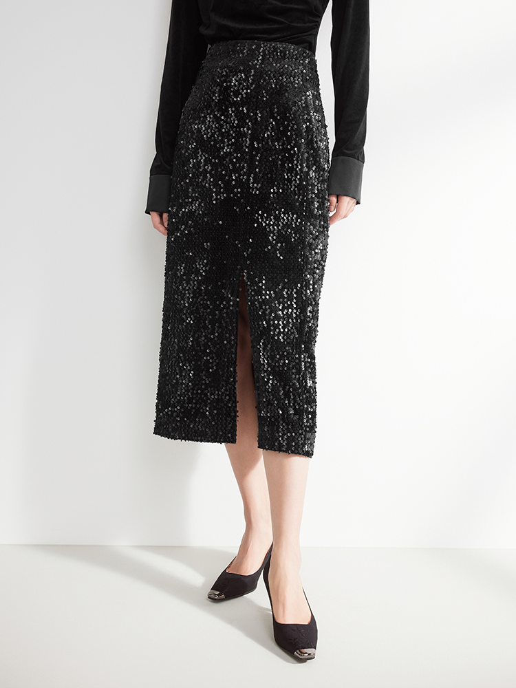 Bodycon Pencil Skirt | Black
