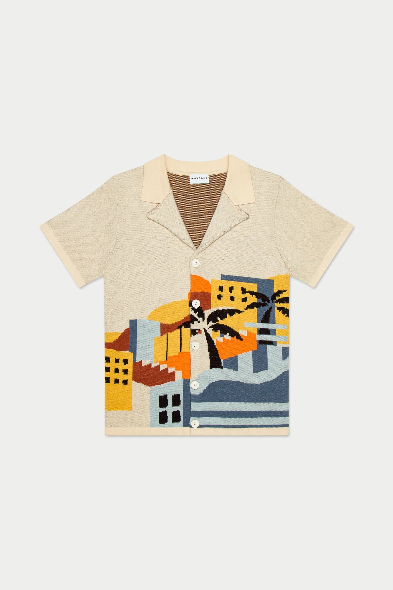 Havana Sunset Knit Shirt | Beige
