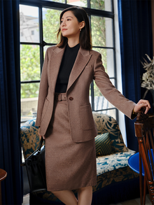 Sheep Wool Coat | Brown