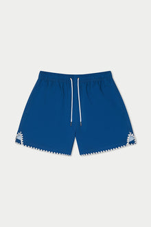 Navy Stitch Swim Short | Blue