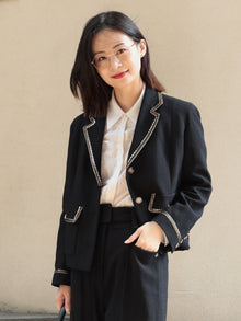 Wool Blazer | Black