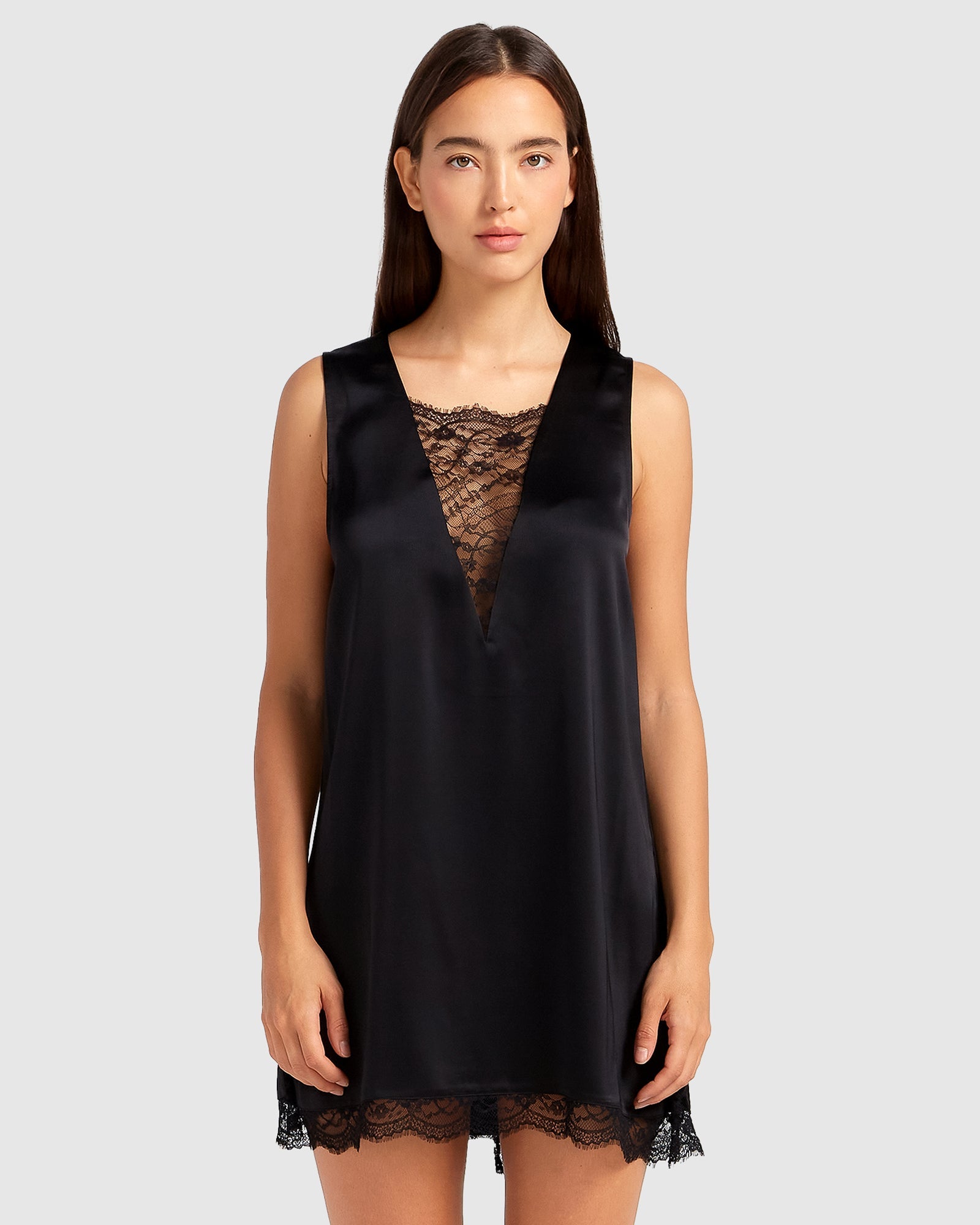 Women | After Party Lace Mini Dress | Black