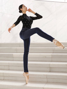Springy Cropped Jeans | Blue