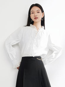 Palace-Style Blouse | White