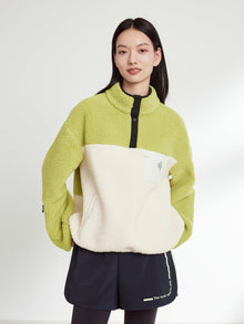 Velour Casual Jacket | Green
