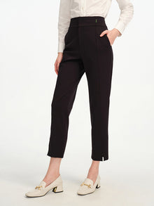 Elastic Casual Pants | Black