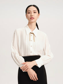Silky Blouse | White