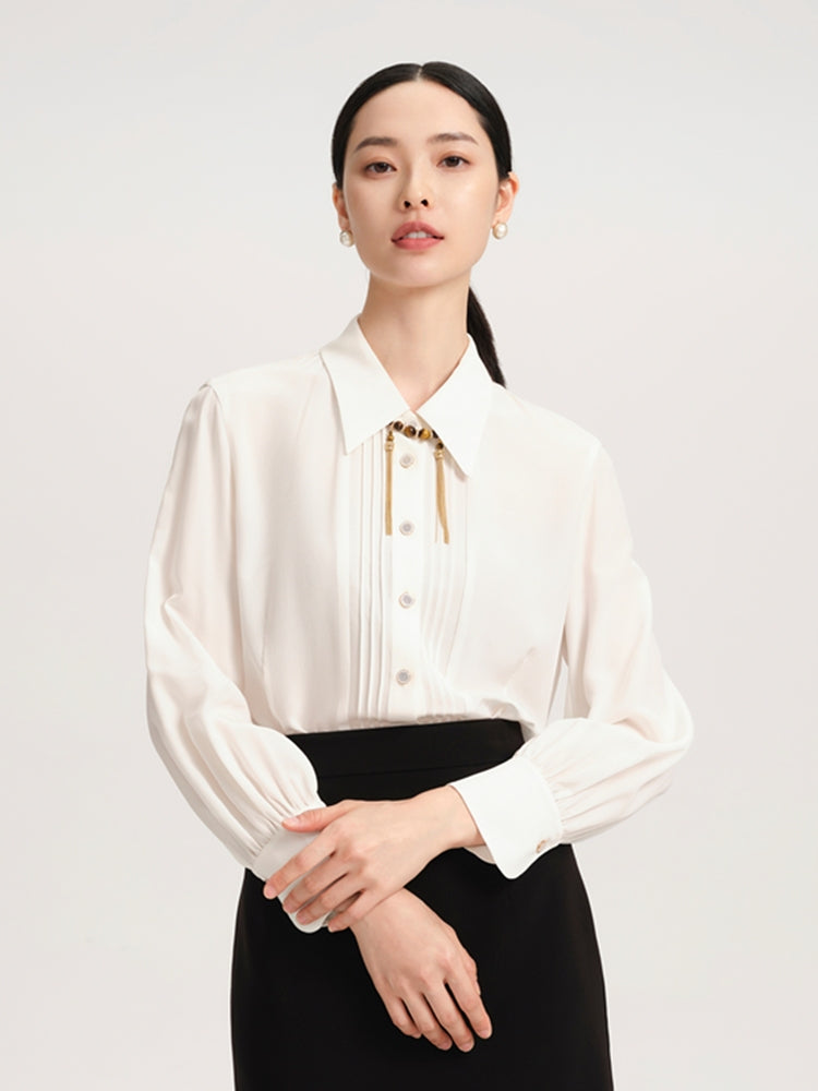 Silky Blouse | White