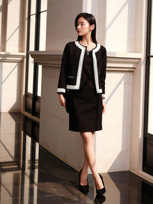 Classic Knitted Cardigan | Black