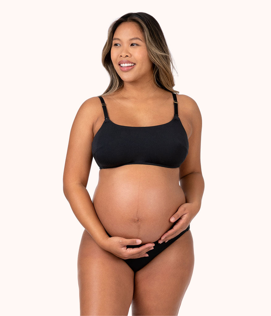 The All Day Nursing Bralette | Jet Black