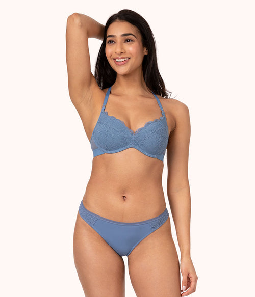 MW Lively The Front Close No-wire Bra - Grey