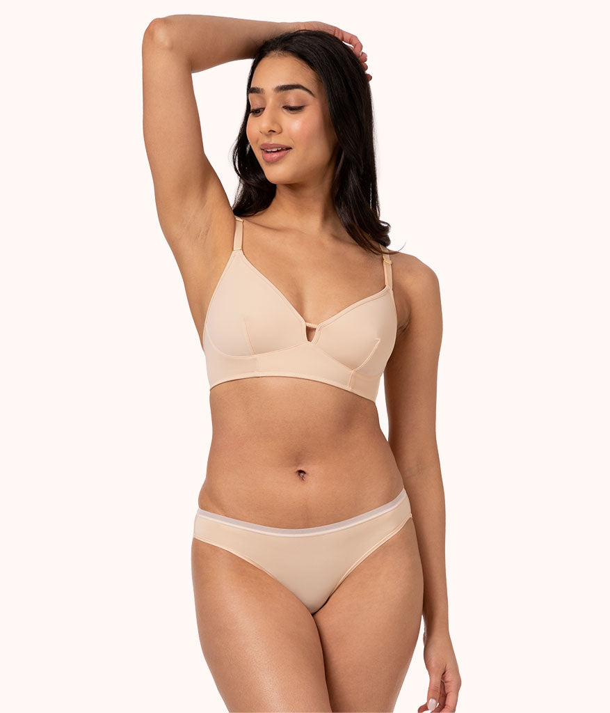The Low Back Bralette | Toasted Almond