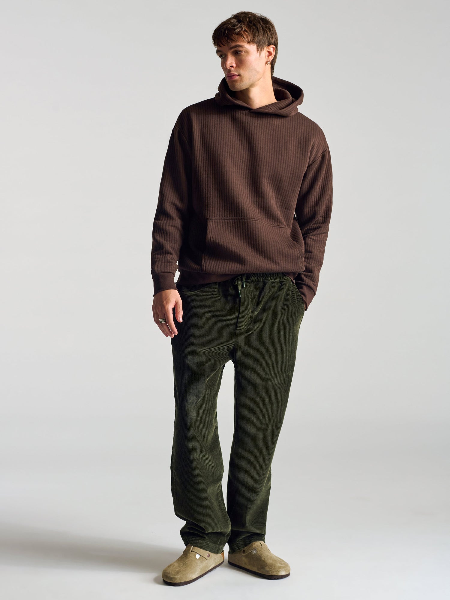 Mens | Cord Pants | Moss