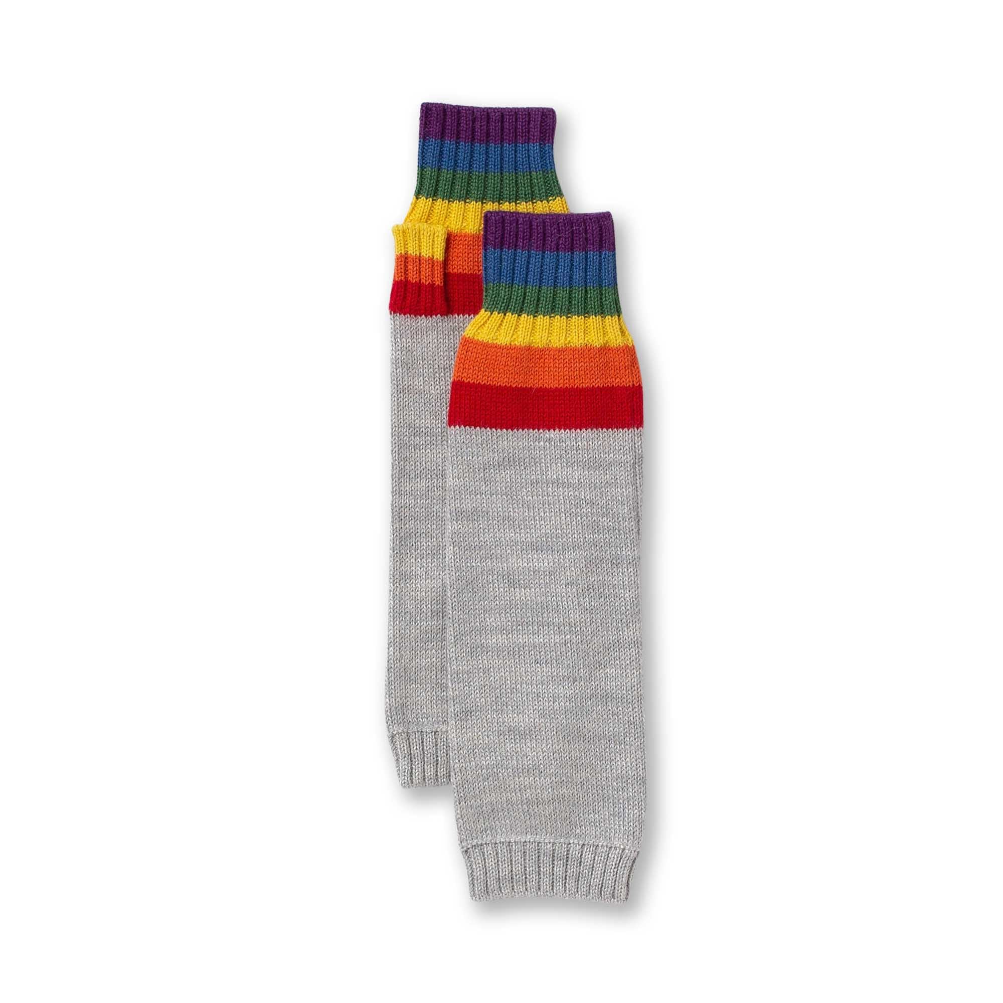 Womens | Rainbow Handwarmers | Pearl Grey / Rainbow
