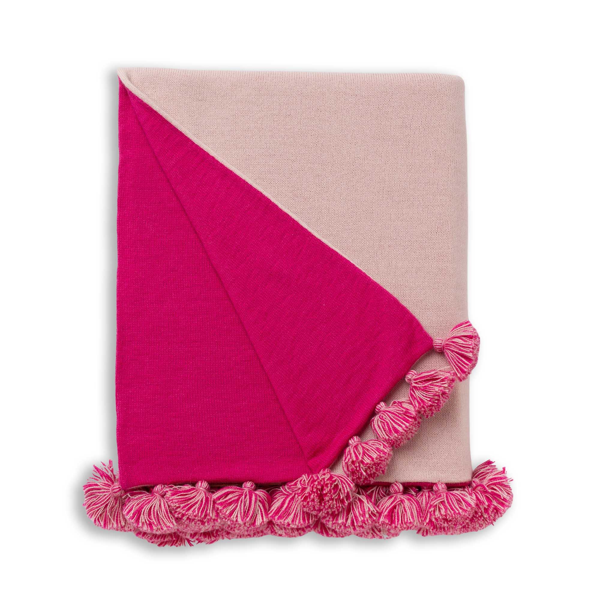 Bali Throw | Pink Powder/Shocking Pink