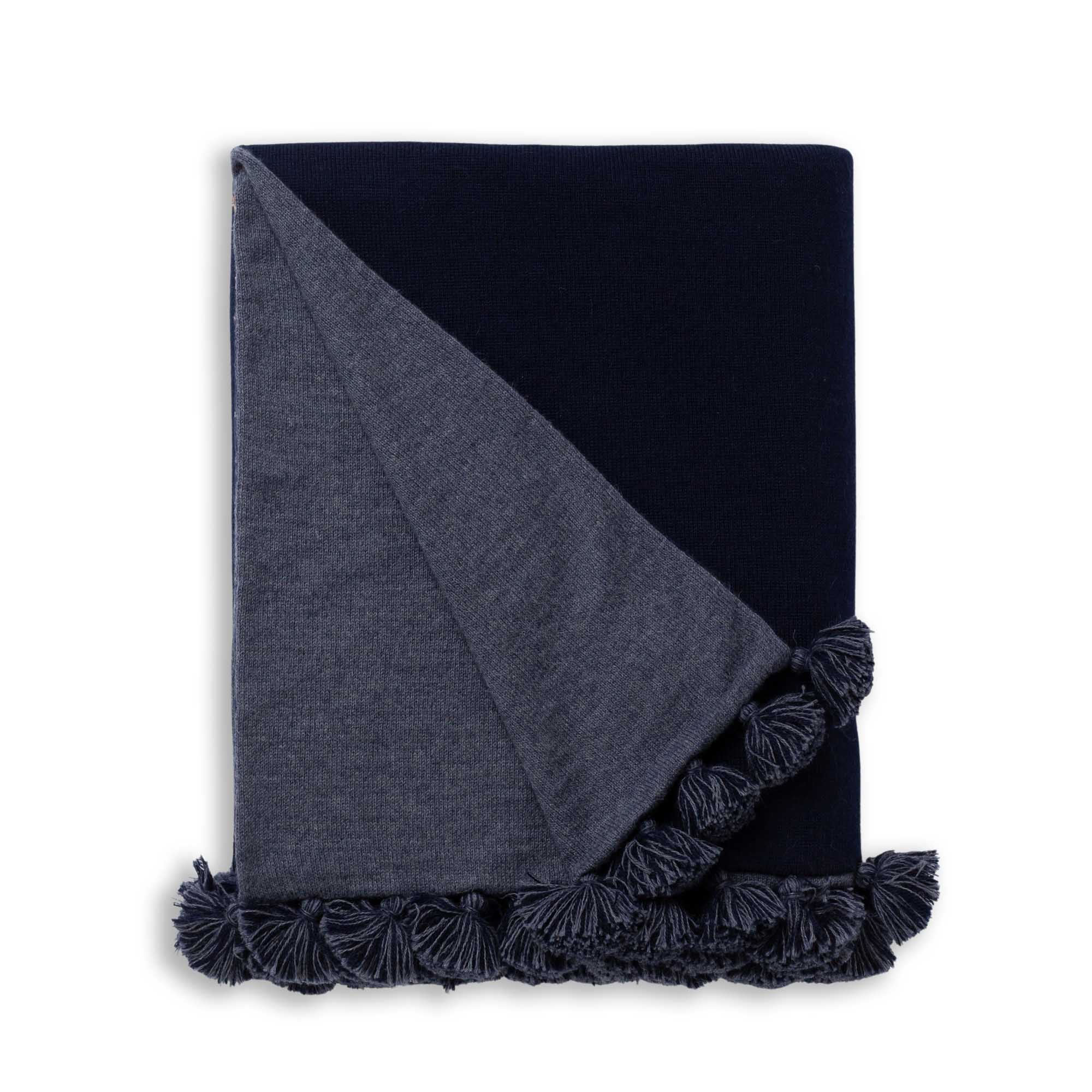 Bali Throw | Navy / Denim Blue
