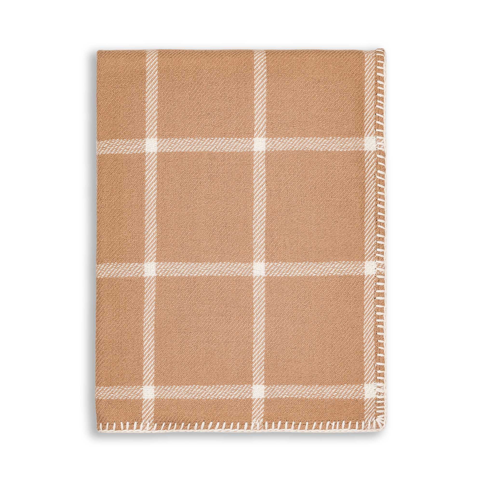 Graydon Throw | Camel / Ivory