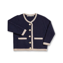 Kids | Salzburg Cardigan | Navy / Taupe