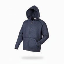 Verbier Zip Up for Men | Navy Melange