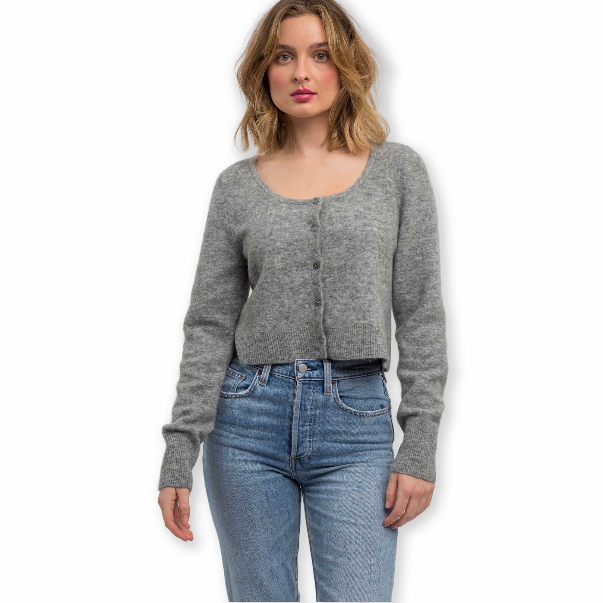 Womens | Blaine Cardigan | Light Grey
