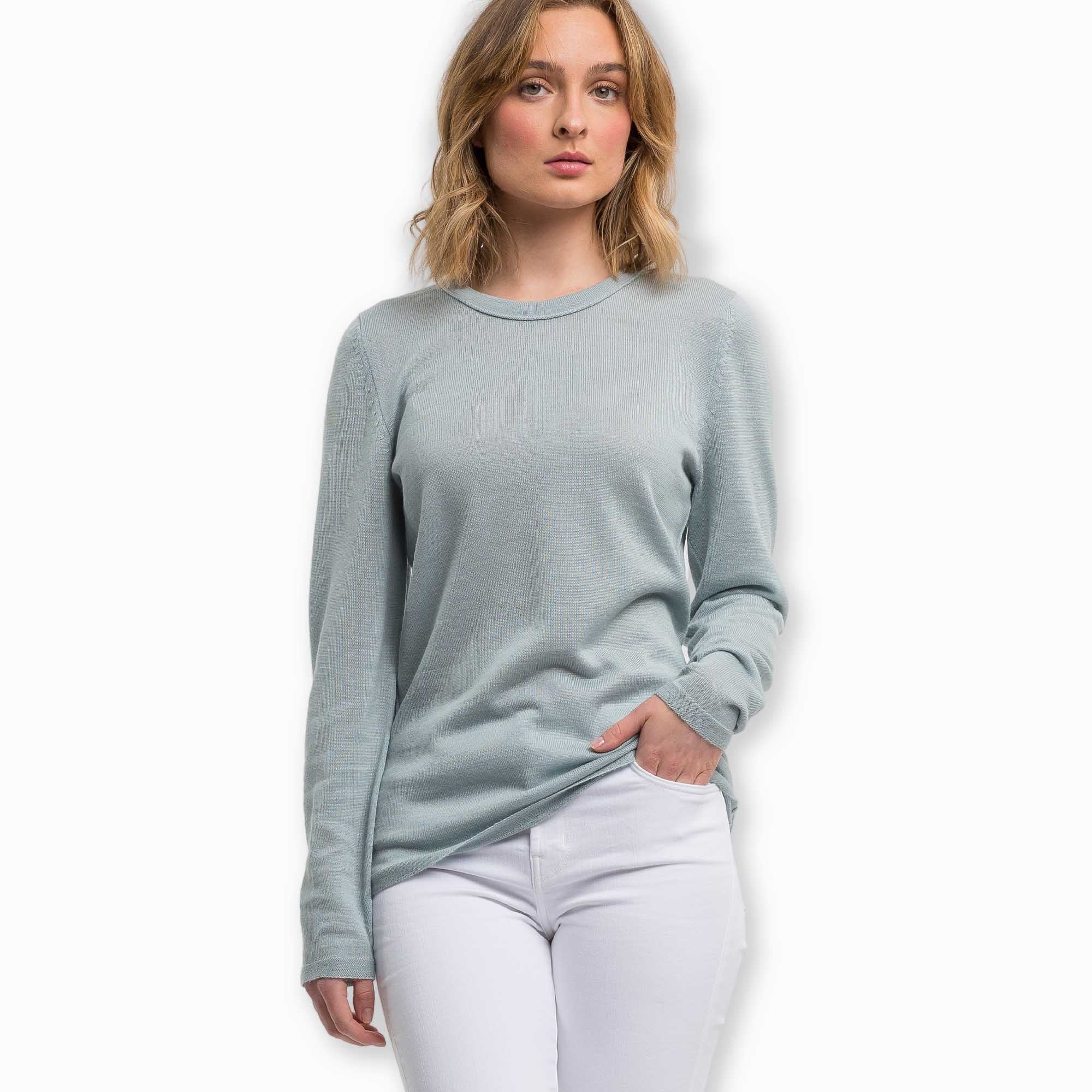 Women | Crew Neck Sweater | Arctic