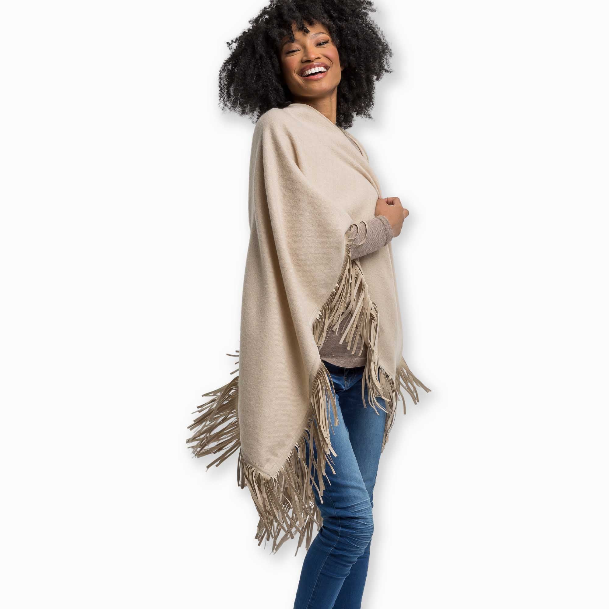 Unisex | Santa Fe Cape | Ecru