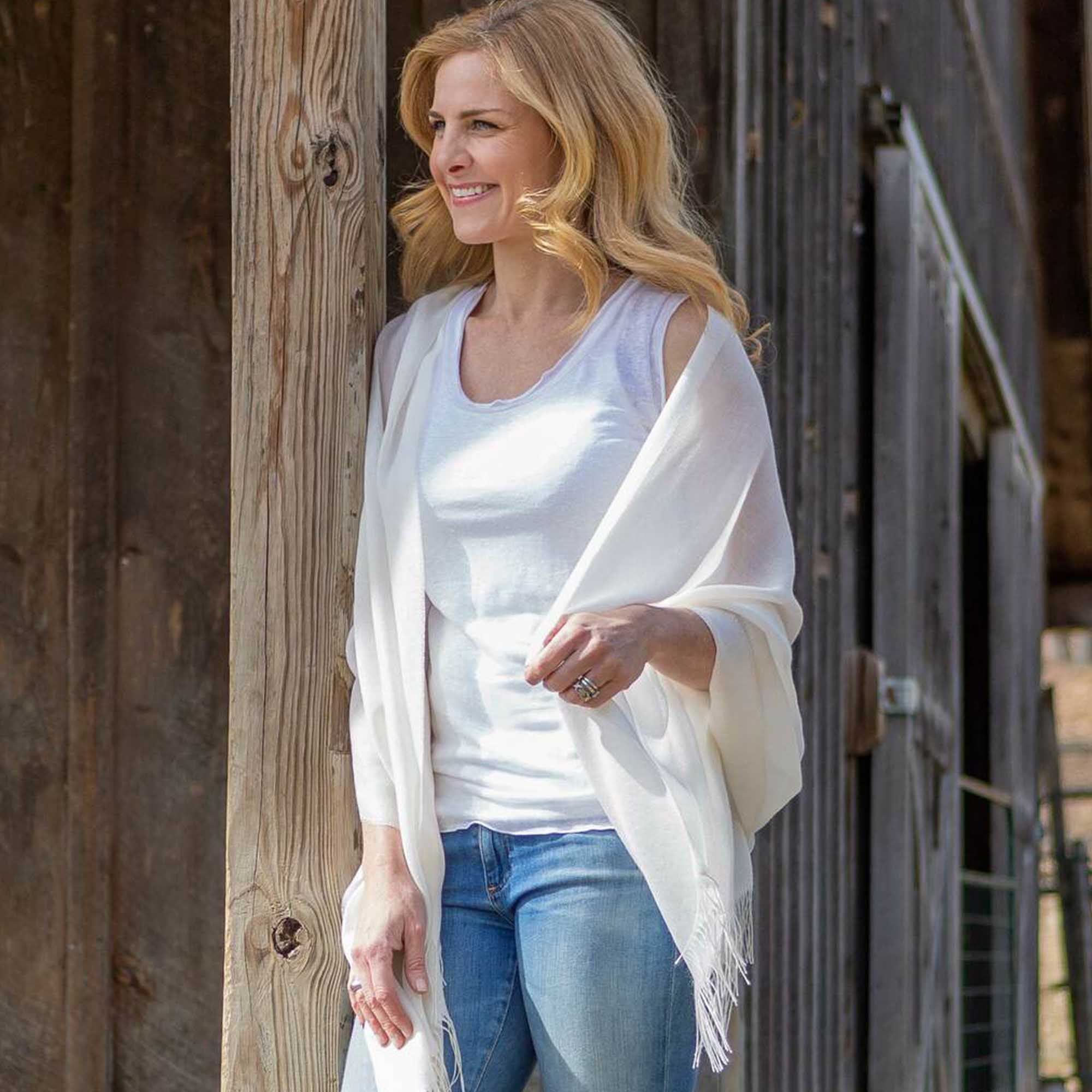Womens | Portofino Wrap | White
