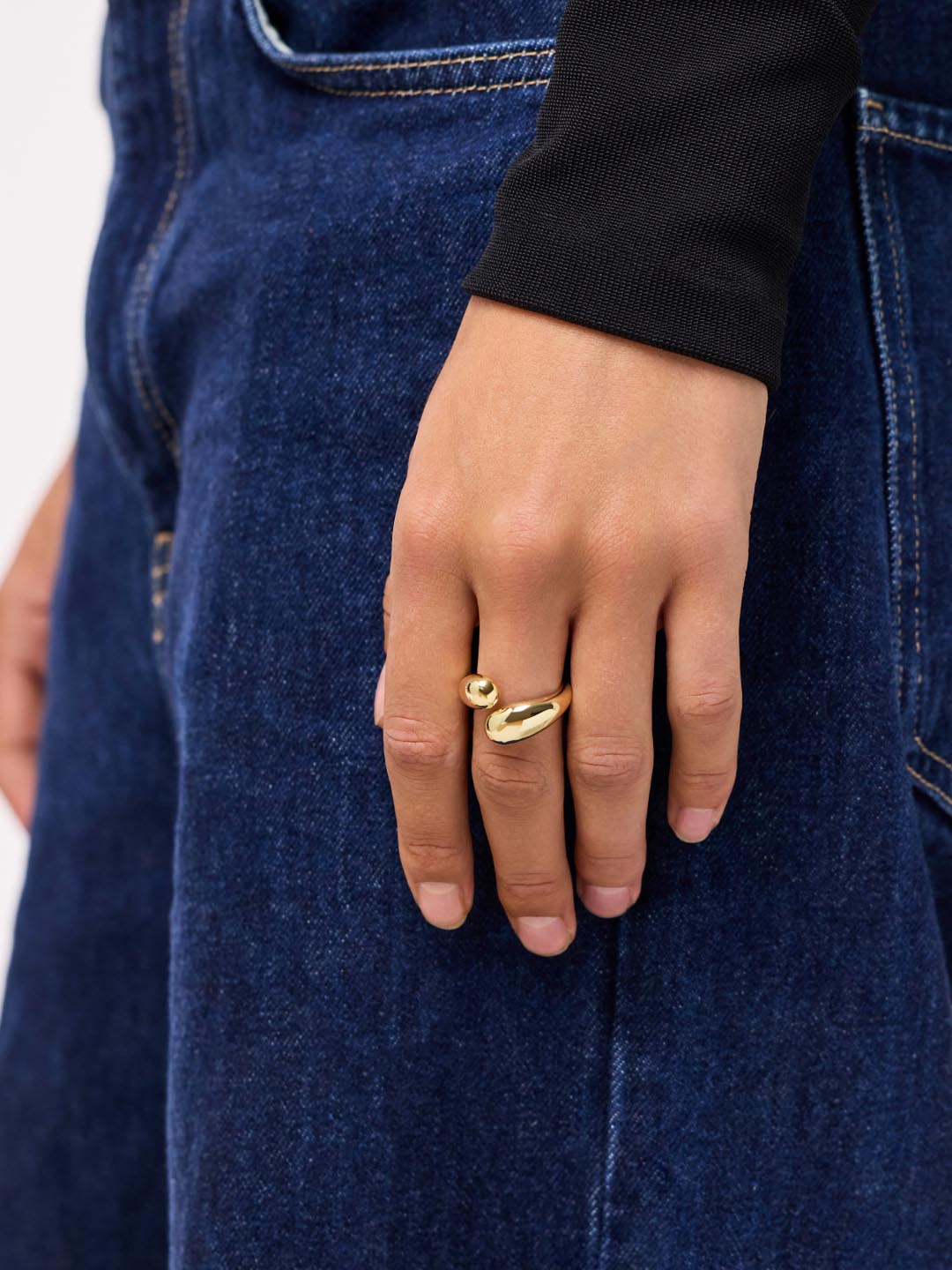 Gold Ring - Hudson | 14K Gold on Brass