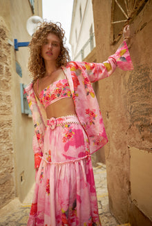 Hemant & Nandita | Rosa Floral Shirt | Pink