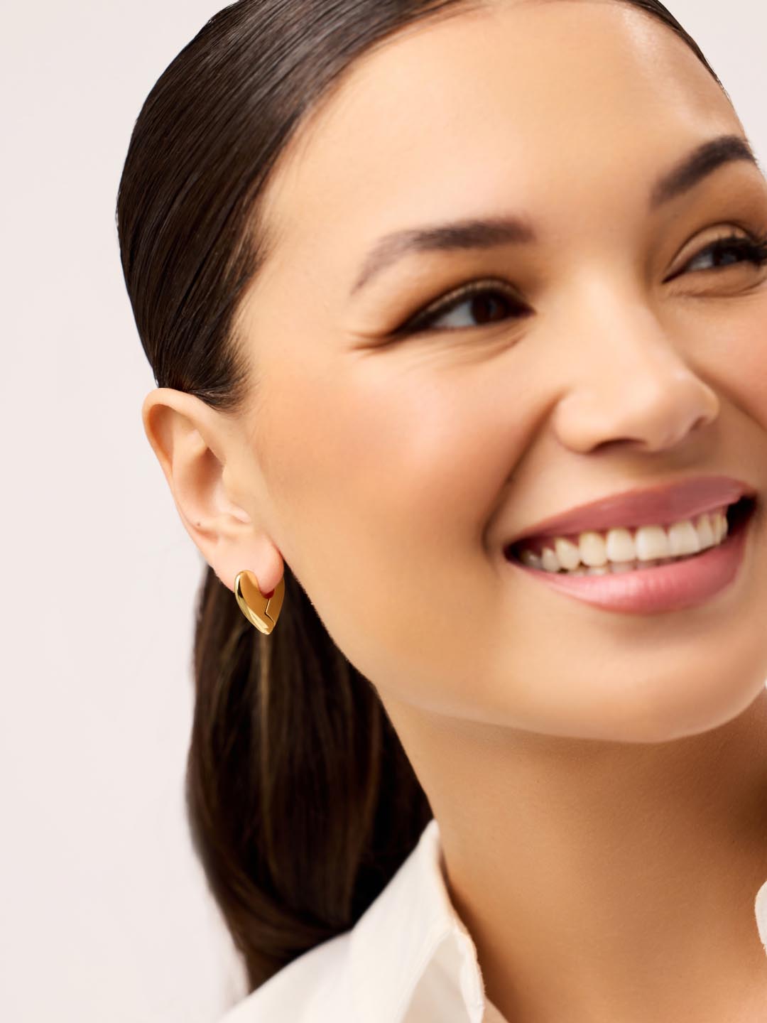 Heart Earrings - Heartbreaker | 14K Gold on Brass