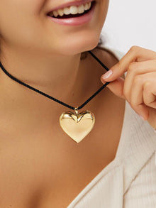 Ana Luisa Jewelry Necklace Statement Necklace Gold Heart Necklace Vera Gold