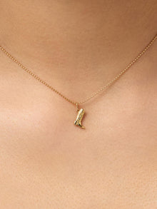 Cowboy Boot Charm Pendant | 10K Solid Gold