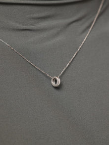 Eclipse Charm | 10K Solid White Gold