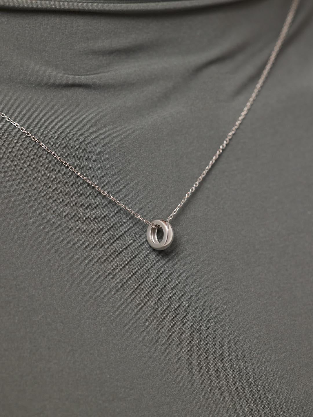 Eclipse Charm | 10K Solid White Gold