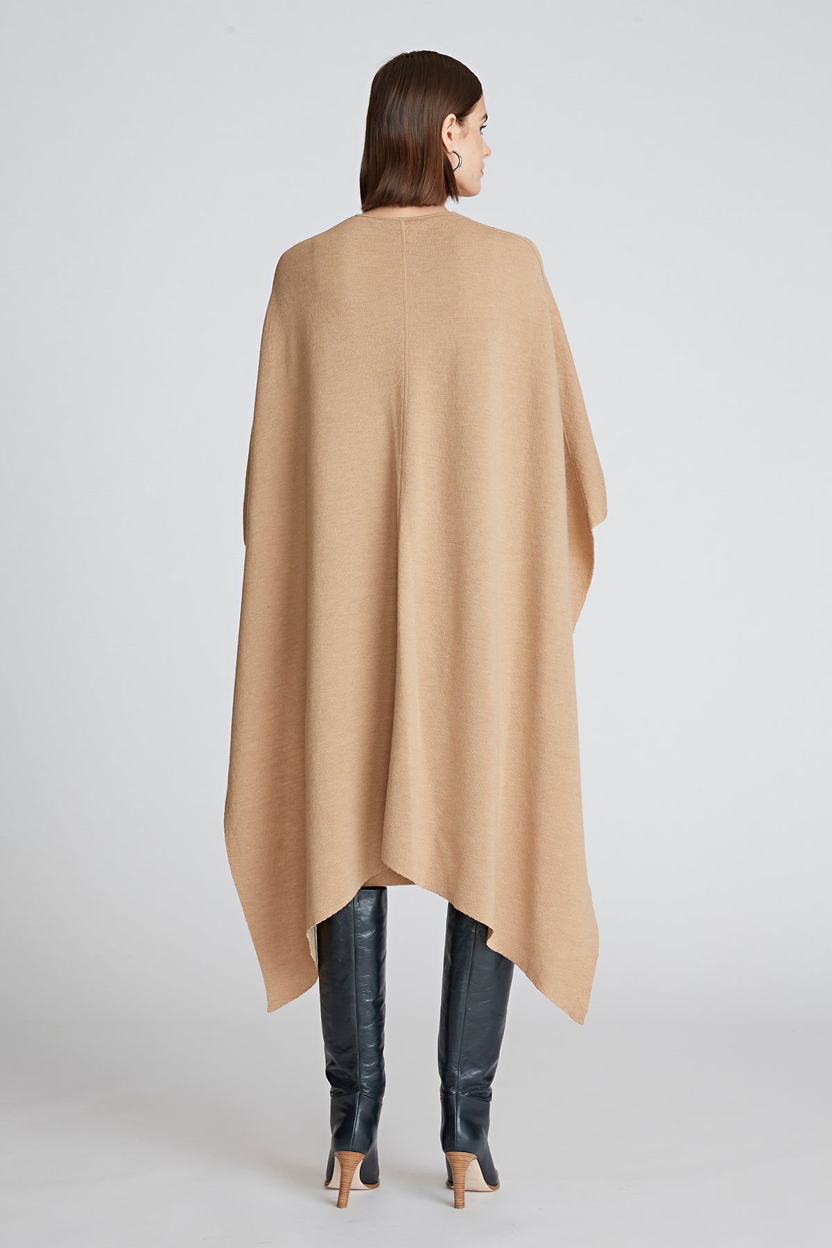 Halston | Amal Dress In Merino Wool | Light Camel