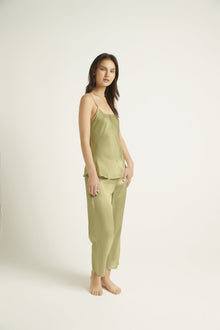 Washable Silk Cami | Burnt Olive