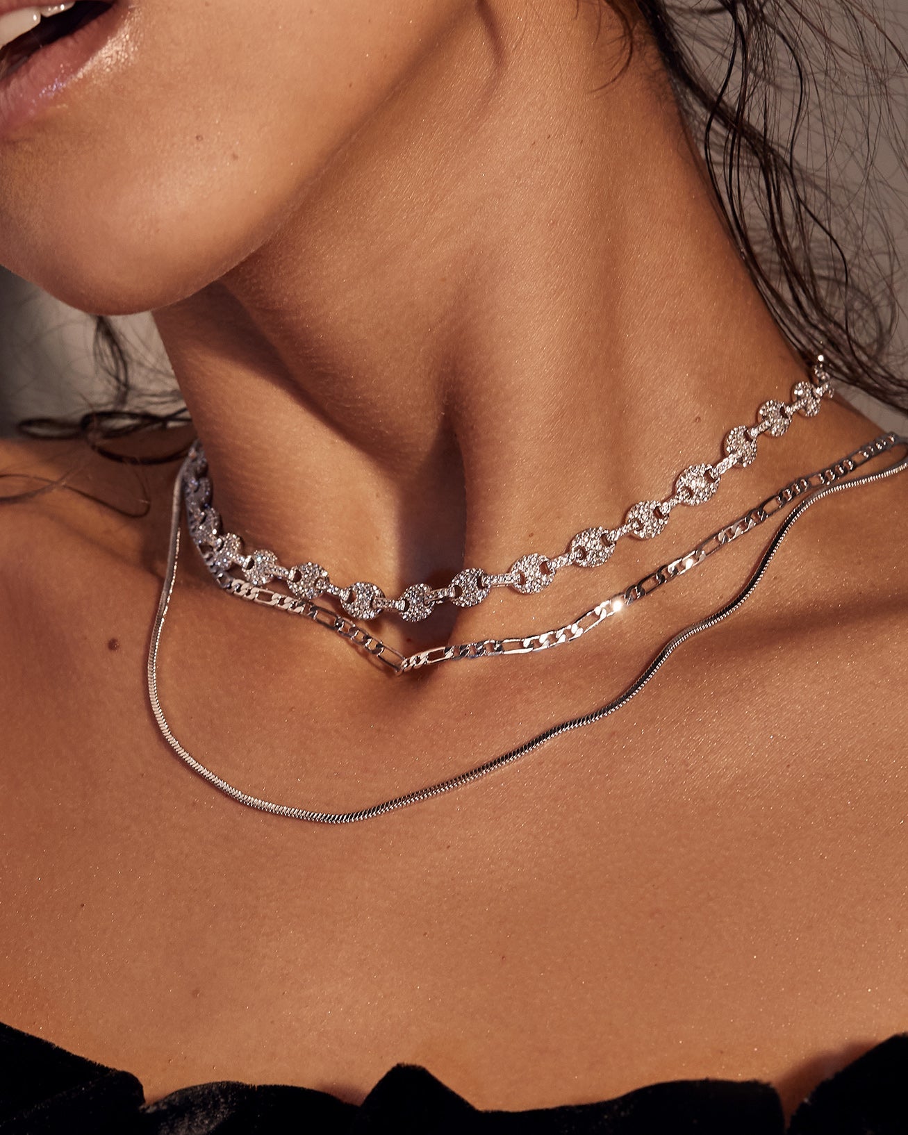 Cecilia Chain Necklace - Silver | Plated Silver