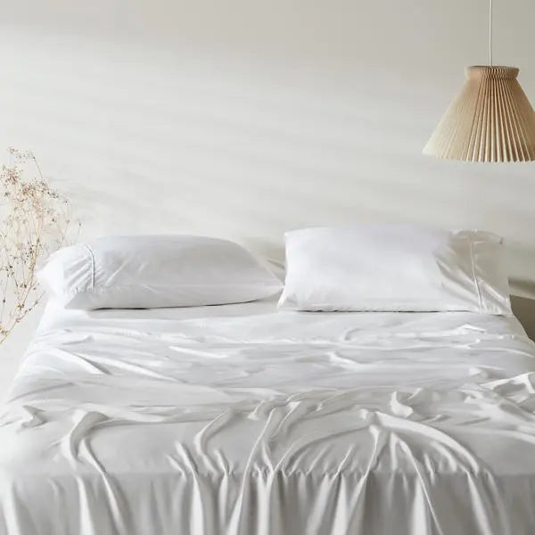 Airy CleanBamboo Sateen+ Sheet Set | Queen | Cloud