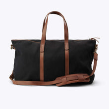 Canvas Weekender Black Canvas Bag Nisolo