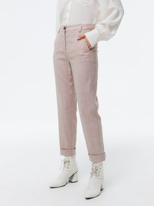 Straight Leg Pants | Pink