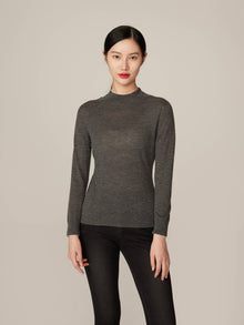 Turtleneck Sweater | Grey