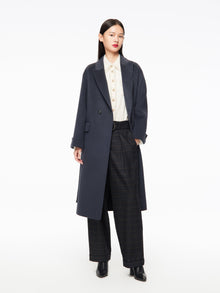 High Quality Wool Coat | Blue