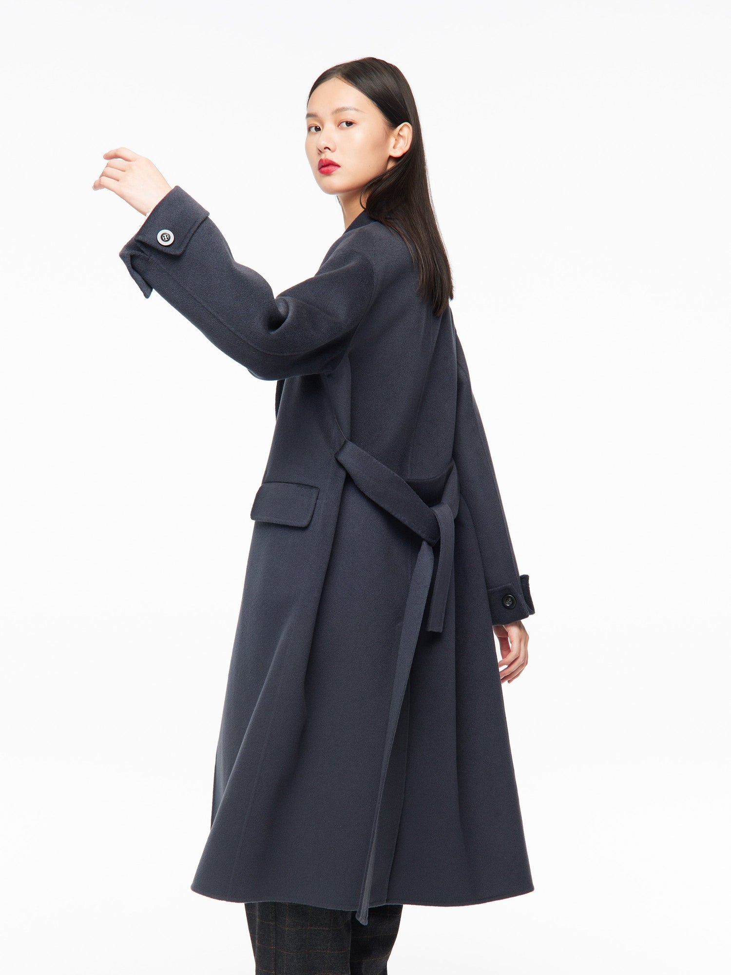 High Quality Wool Coat | Blue
