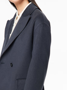 High Quality Wool Coat | Blue