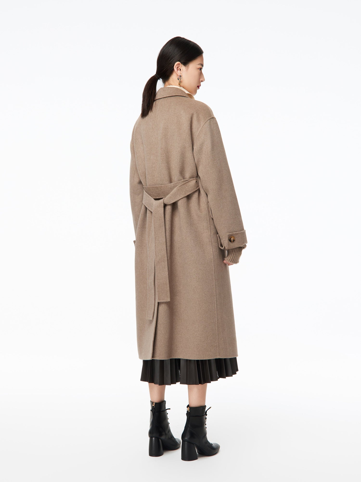 High Quality Wool Coat | Cream White