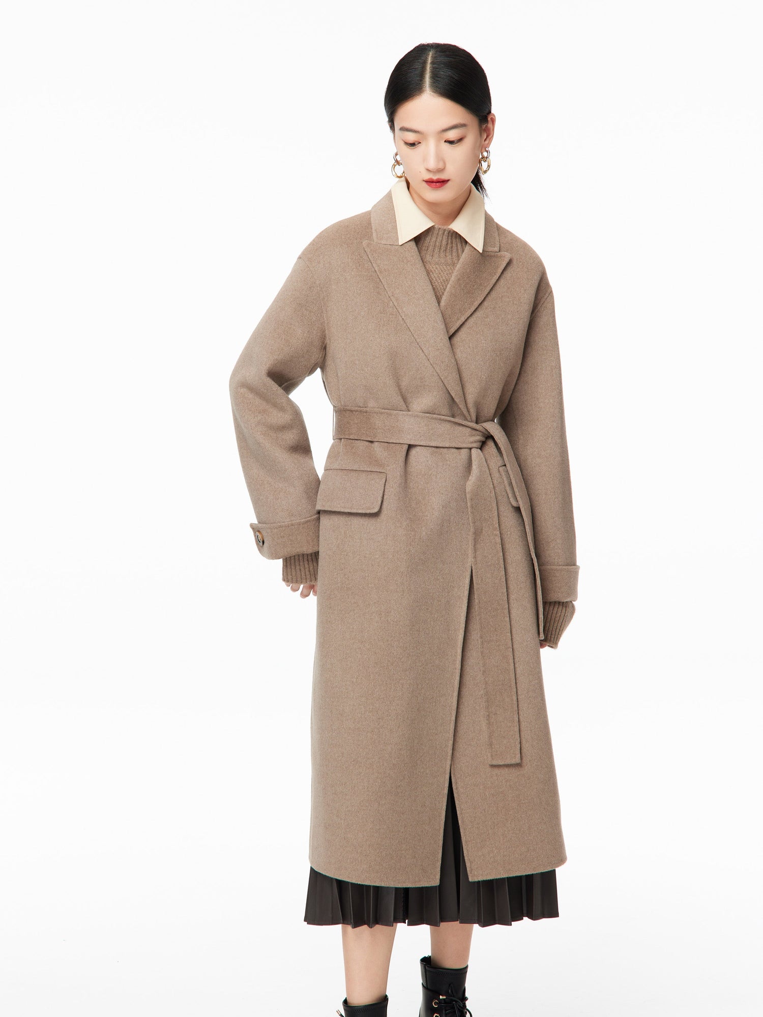 High Quality Wool Coat | Cream White